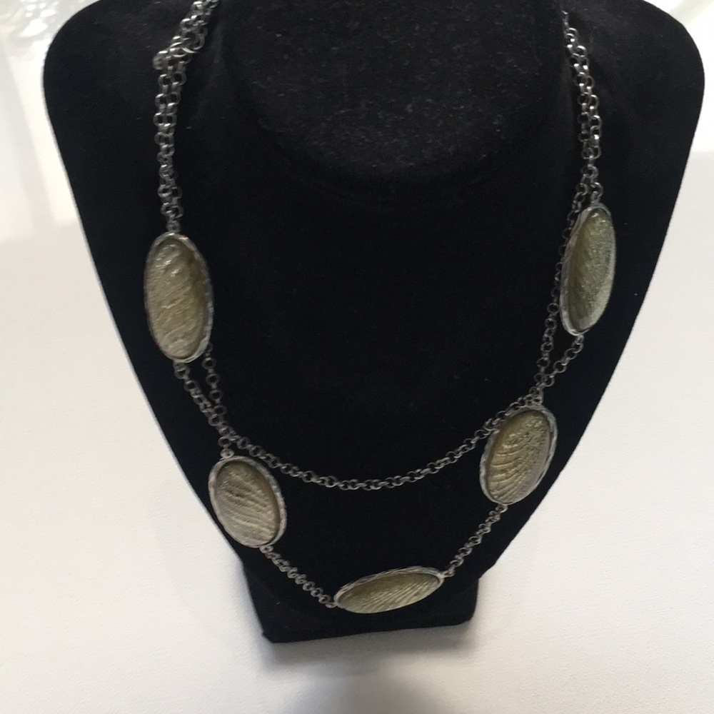 Two tier statement necklace